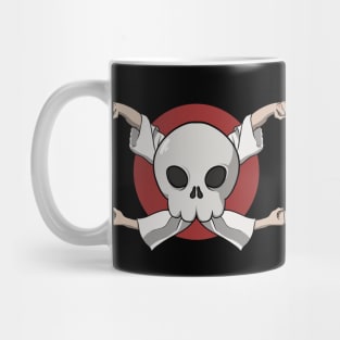 Karate crew Jolly Roger pirate flag (no caption) Mug